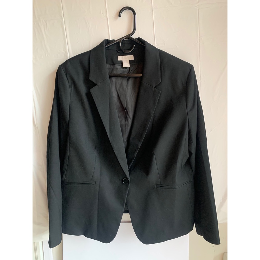 H&M Black Blazer (Size 18)
